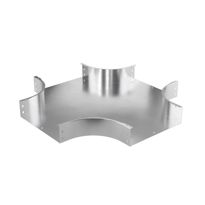 Ответвитель Х-образный 100х200, 1,5 мм, AISI 304 в комплекте с крепежными элементами и соединительными пластинами, необходимыми длямонтажа