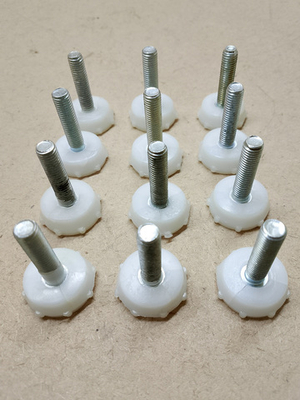 Опора регулируемая винтовая М8 для напольных шкафов, витрин, столов