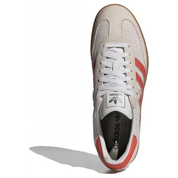 adidas originals Samba Кроссовки для скейтбординга Низкие Белые и красные Унисекс
