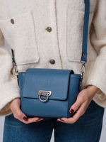 Мини-сумка кросс-боди Azaro 3520 синяя сталь