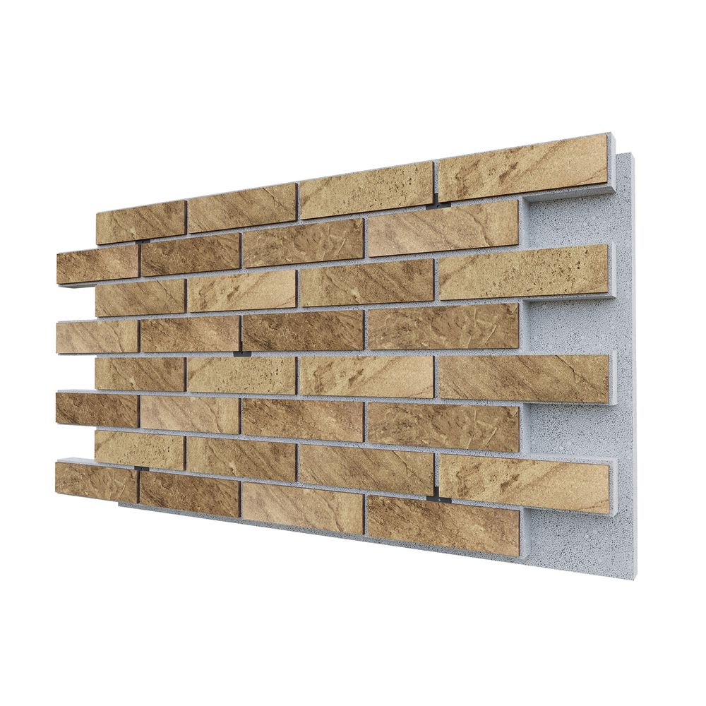 Негорючая термопанель ППС PRO Paradyz Mattone Pietra Beige Elewacja 0,60 м², 1020x600 мм