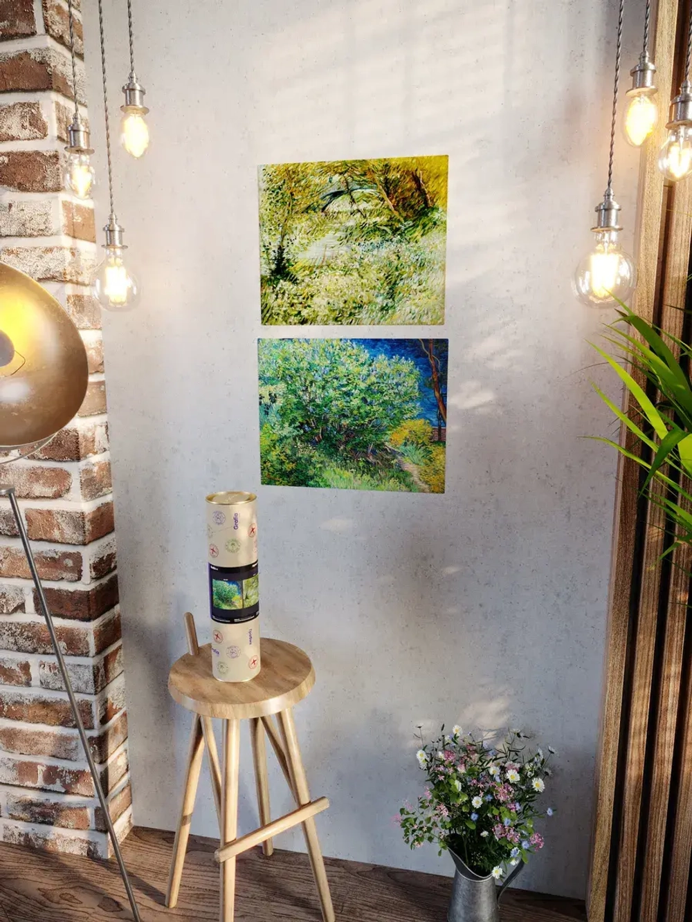 Картины-наклейки на стену для декора интерьерные №43