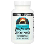 Source Naturals, Бета-ситостерол Mega Strength, 375 мг, 60 таблеток