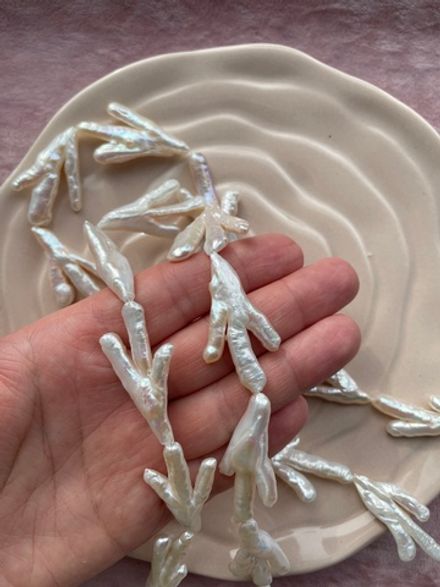 Бусина "Жемчужная веточка" 14-25мм (1шт)