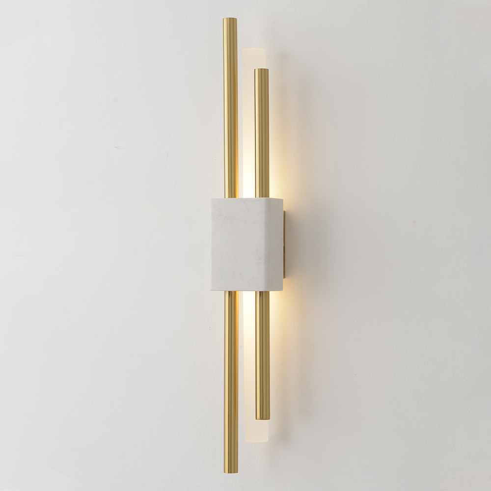 Бра Crystal Lux CARTA AP6W LED WHITE/BRASS