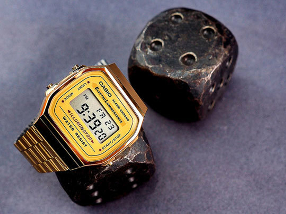 Японские наручные часы Casio Vintage A168WG-9