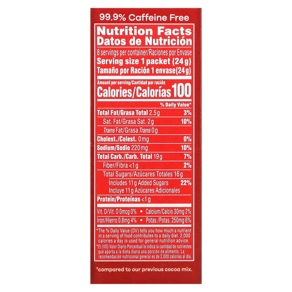 Nestle Hot Cocoa Mix, Мини-зефир, насыщенный молочный шоколад, 8 пакетиков, 24,2 г (0,85 унции)