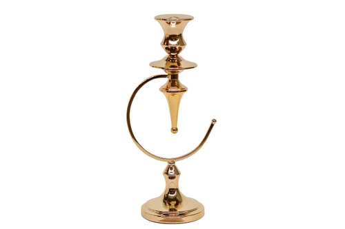 Металлический Подсвечник / Подсвечник декоративный / Подсвечник интерьерный / Подсвечник новогодний Garda Decor медный