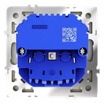 Розетка встраиваемая VOLTUM S70 с заземлением и защитными шторками, 16А, с USB, A+A, (шелк)