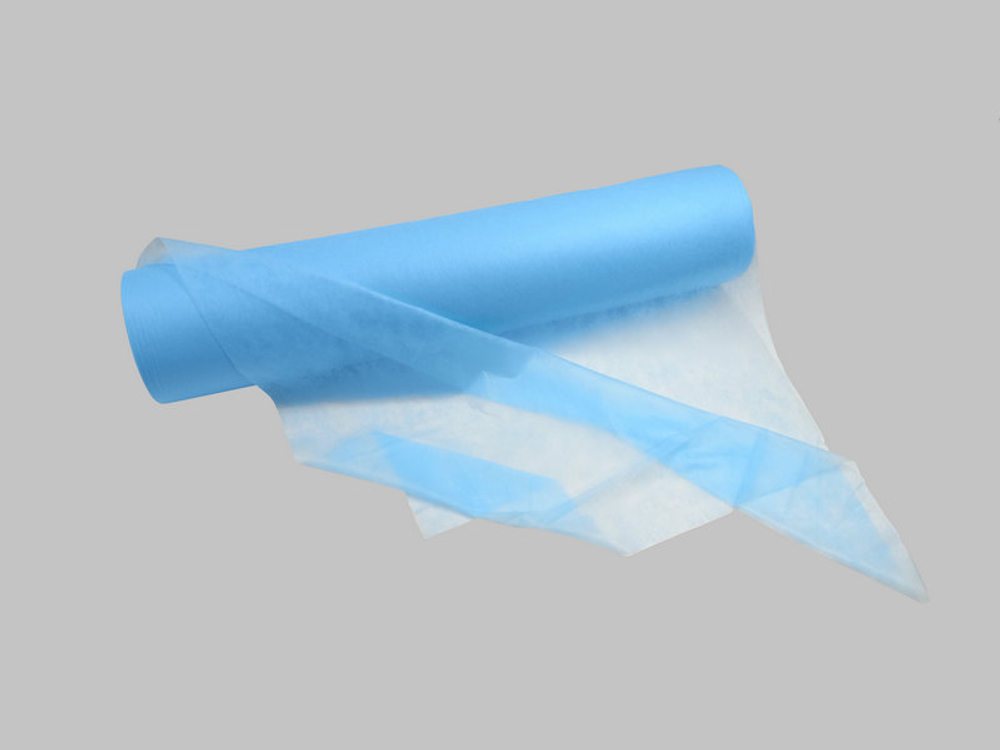 Простыни в рулоне с перфорацией, спанбнд, цвет голубой, 70х200 см, 100 шт./рулон, 15 г/м5