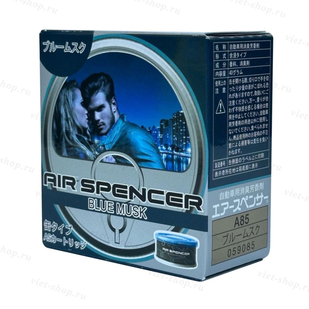 Eikosha Air spencer автомобильный ароматизатор Blue Musk А-85