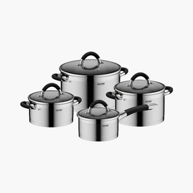 НАБОР ПОСУДЫ С КРЫШКАМИ OLINA 8 ПР.