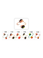 Мормышка Helios вольфрамовая Шар с ушком 3мм 0,30гр Sil крашеная по гальванике (MW-2830-1-Sil)