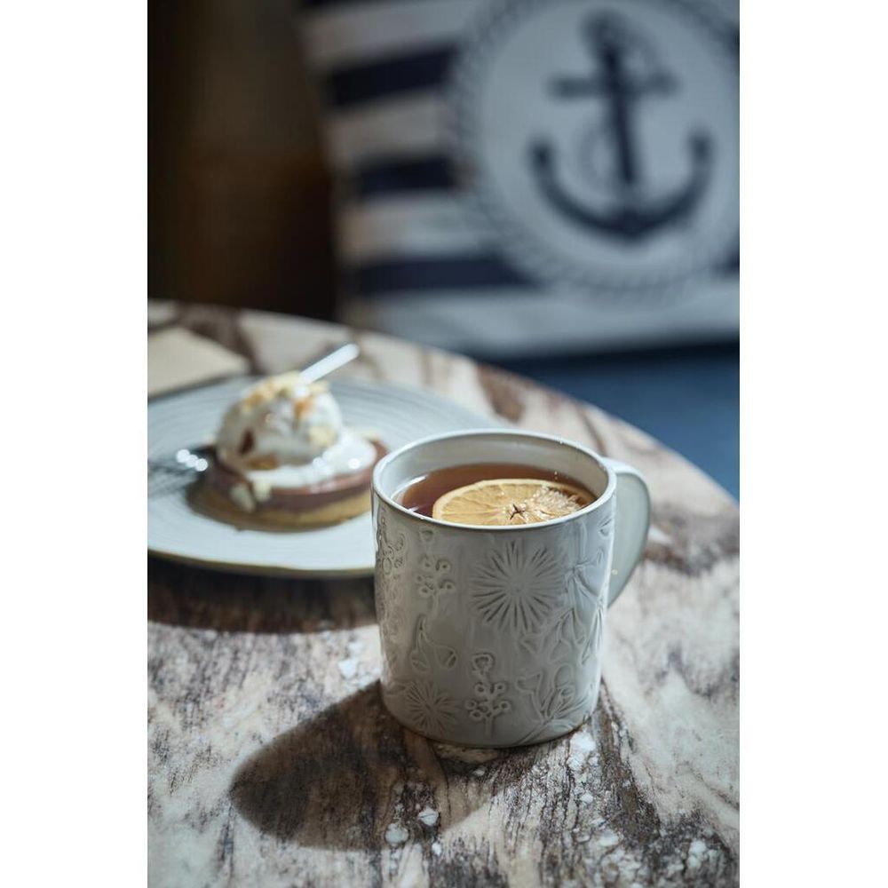 Кружка 350 мл d 9 см h9 см Gray Rock Flowers Frutti di Mare P.L. [6]