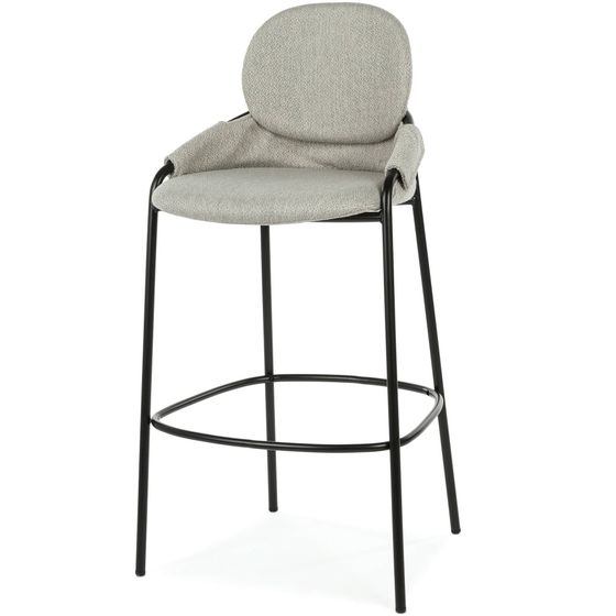 Барный стул Claudio светло-серый