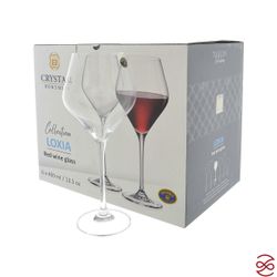 Набор бокалов для вина Crystalite Bohemia LOXIA 400 мл (6 шт)