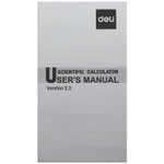 Калькулятор научный DELI "ED-991ES", 10+2 разряда, 417 функций, 171,7x82,6x17,6 мм, черный