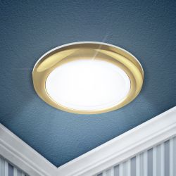 WR1 GD Светильник ЭРА влагозащищенный MR16,12V220V, 50W золото | Влагозащищенные встраиваемые светильники