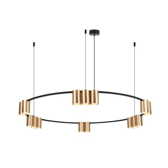 Подвесная люстра Denkirs Orbit DK4067-BK+SG