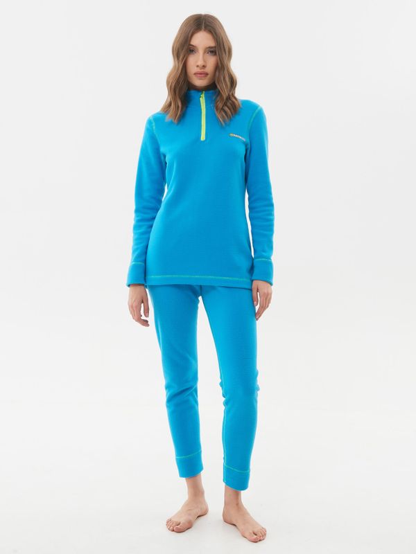 Термобелье женское Thermoline ZIP ткань Флис цвет Голубой