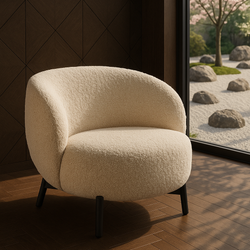 Дизайнерское кресло OWL букле