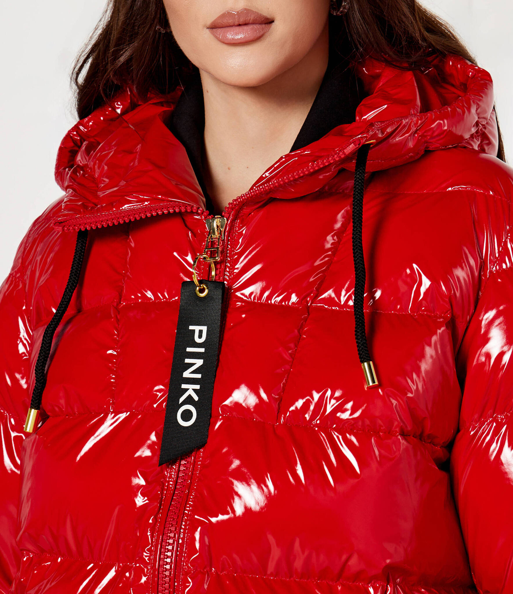 Пуховая куртка Pinko - красный(101597 A11K)