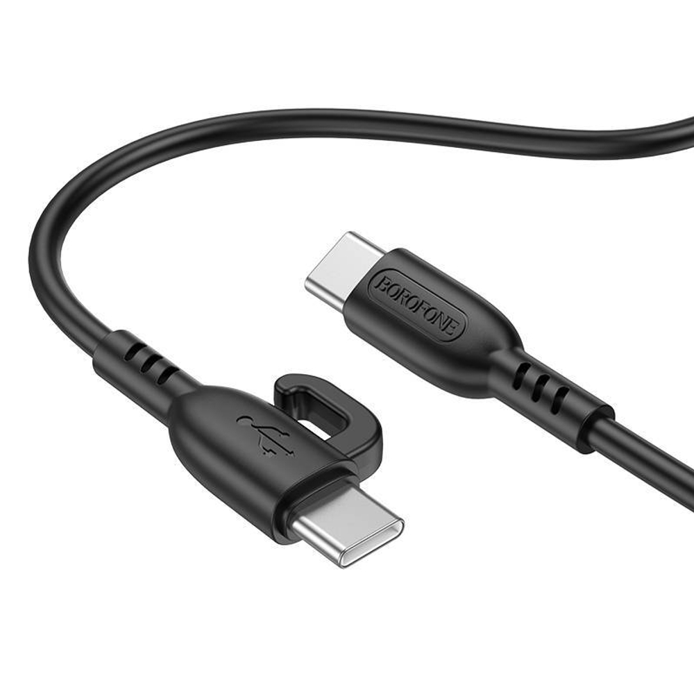 Кабель USB Type-C (m) - USB Type-C (m)  BOROFONE BX91 PD 60W 1-метр
