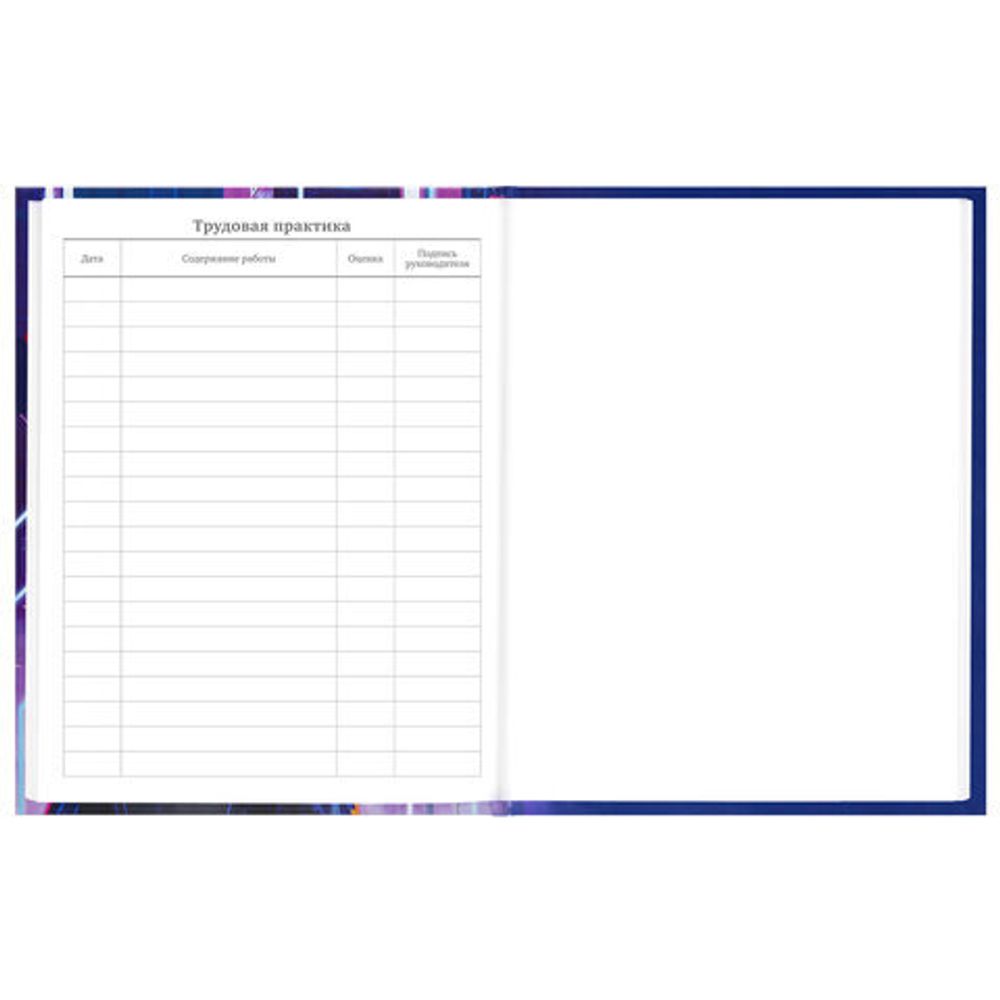 Дневник 5-11 класс 48 л., твердый, BRAUBERG, глянцевая ламинация, с подсказом, "World of future", 106872