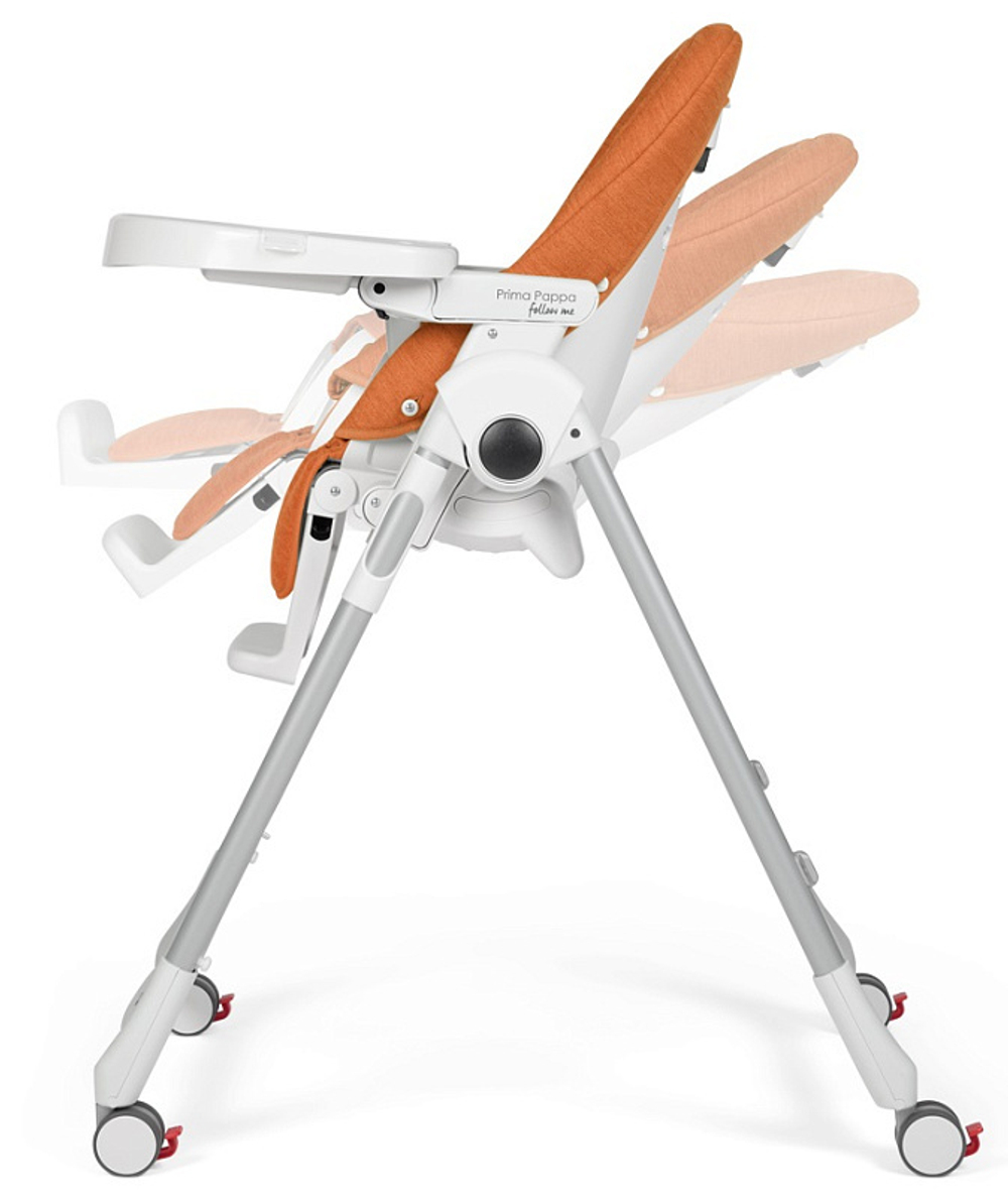 Стульчик для кормления Peg Perego Prima Pappa Follow Me Wonder Orange New