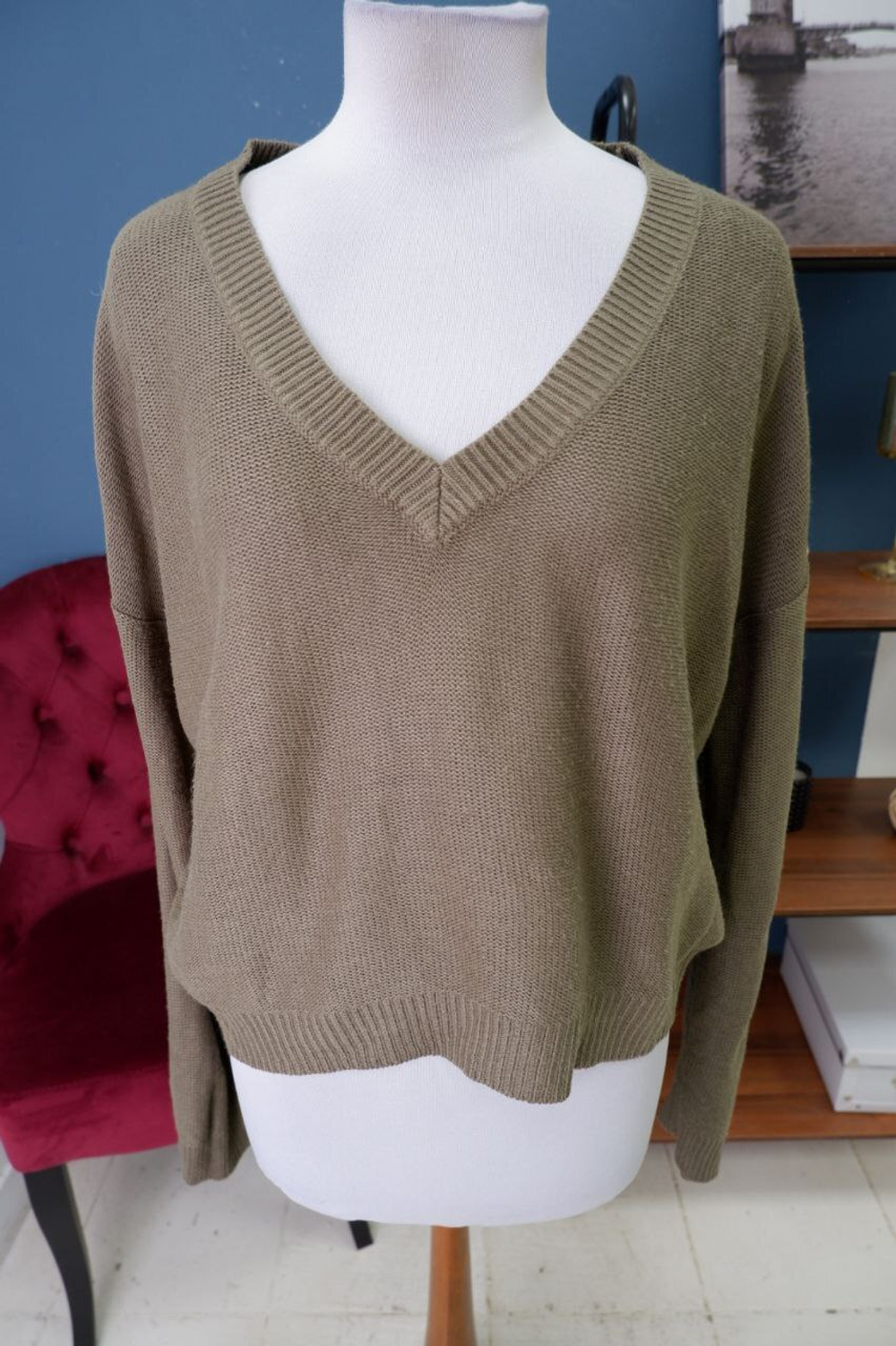 Джемпер Brave Soul вязаный 46 размер