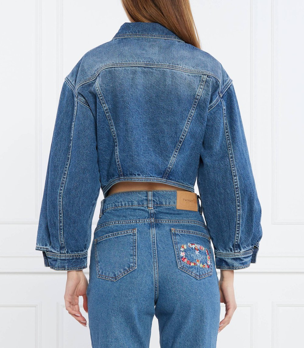 Джинсовая куртка Pinko - голубой(100117 A0GF)