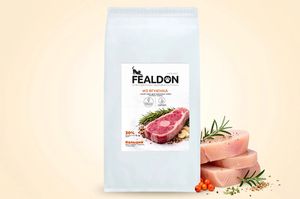 Сухой корм Fealdon для взрослых собак мелких и миниатюрных пород с чувствительным пищеварением, ягненок и индейка