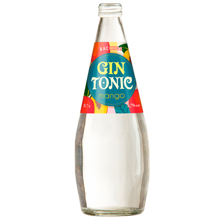 Напиток Gin-Tonic Mango слабоалкогольный  0.7 л