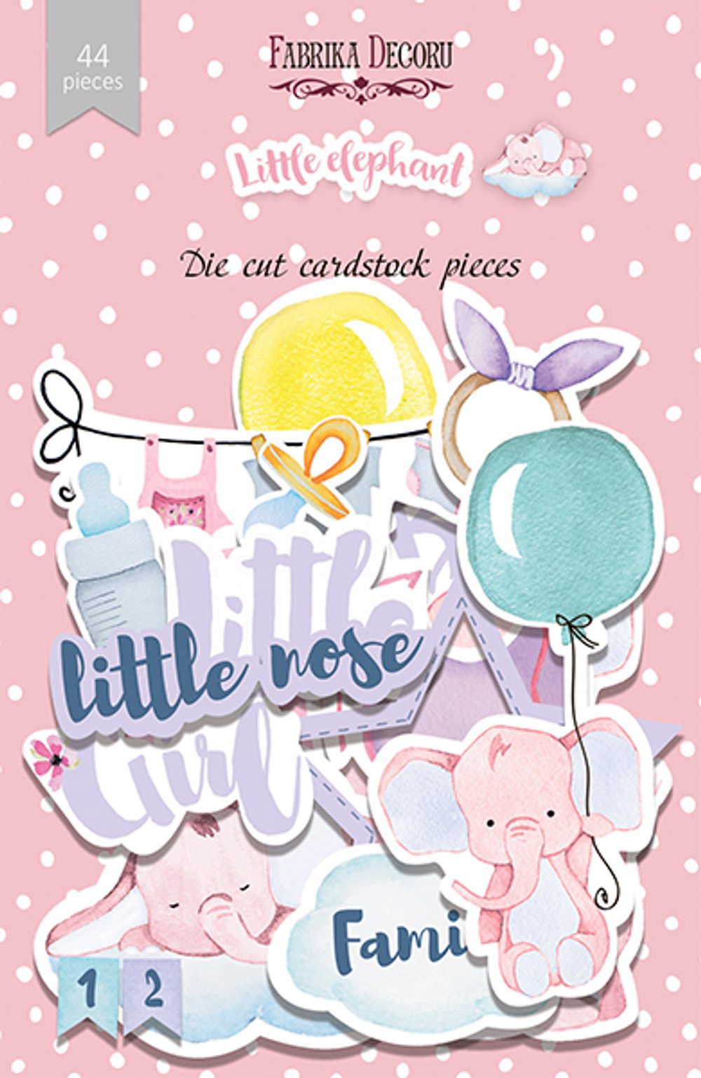 Набор высечек, коллекция "Little elefant-1"