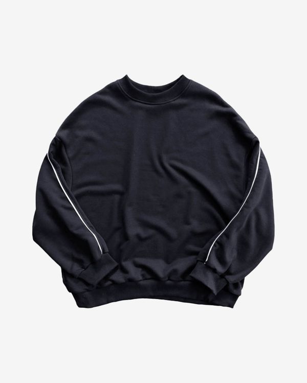 Толстовка оверсайз черная - фото 1