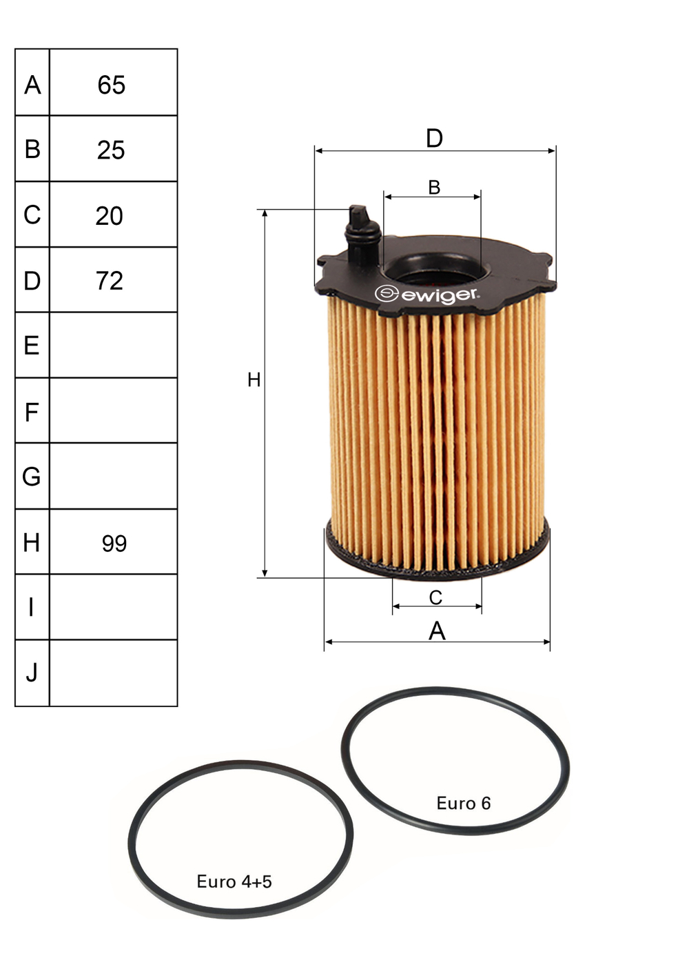 EWIGER - EW111040040-EWI - Oil Filter