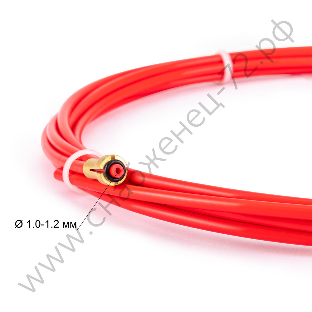 FoxWeld Канал 1,0-1,2мм тефлон красный, 4м (126.0026/GM0611, пр-во FoxWeld/КНР)