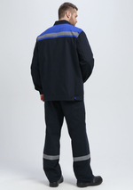 Костюм Итрорис-1 СОП (тк.Саржа,250) брюки, т.синий/васильковый