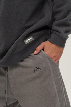 Толстовка KUL'TURA "FLEECE" Темно-серый