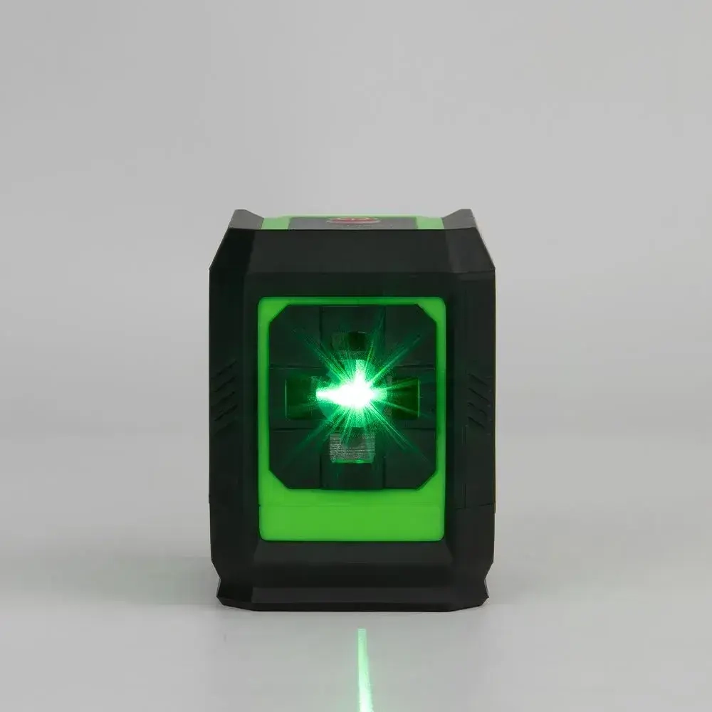 Лазерный уровень /лазерный нивелир 2 ЛИНЕС , зеленый луч, С магнитом на обратной стороне