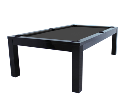 Стол / пул "Penelope" 8 ф (черный) с плитой, со столешницей