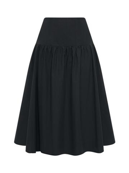 Юбка с кокеткой цвет черный AW/25