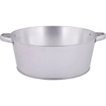 Таз круглый оцинкованный 13л