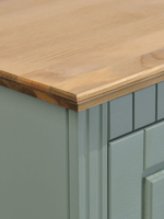 Скамья в прихожую Неаполь 93х50х39 см из массива сосны, деревянная обувница, эвкалипт антик