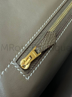Женская сумка Hermes светло-коричневого цвета