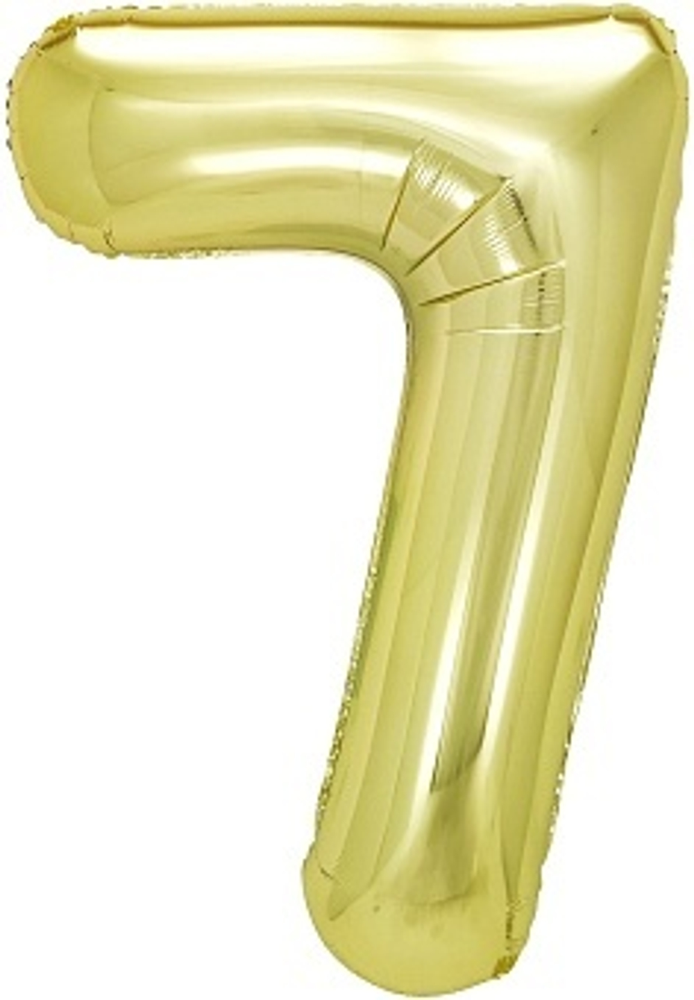 К 40" Цифра 7 Белое золото 100 см.