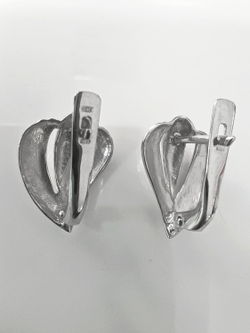 Серьги ювелирные Эстерелла, серебро 925 пробы, родированные/Ф