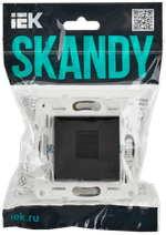 SKANDY Розетка компьютерная RJ45 кат.6 SK-K02Bl черный IEK