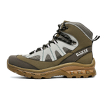 LUNMADENG Combat Boots Men"s Black, Orange