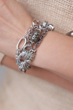 Coins 6 Браслет Silver арт.1590